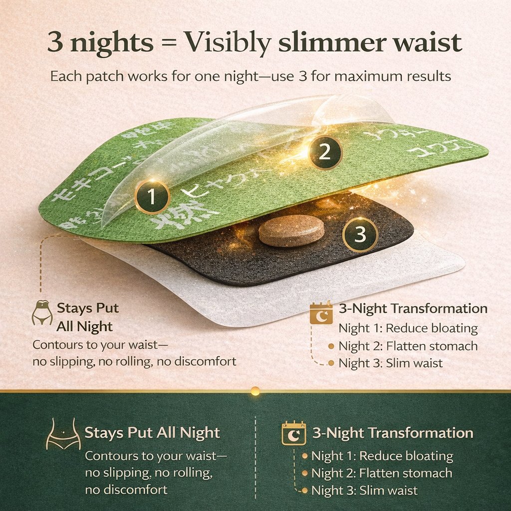 🌿Japanese Herbal patch Pad Balance Patch,Health Patch,Waist and abdomen brush