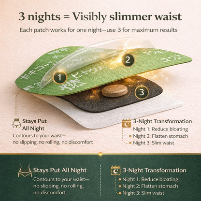 🌿Japanese Herbal patch Pad Balance Patch,Health Patch,Waist and abdomen brush